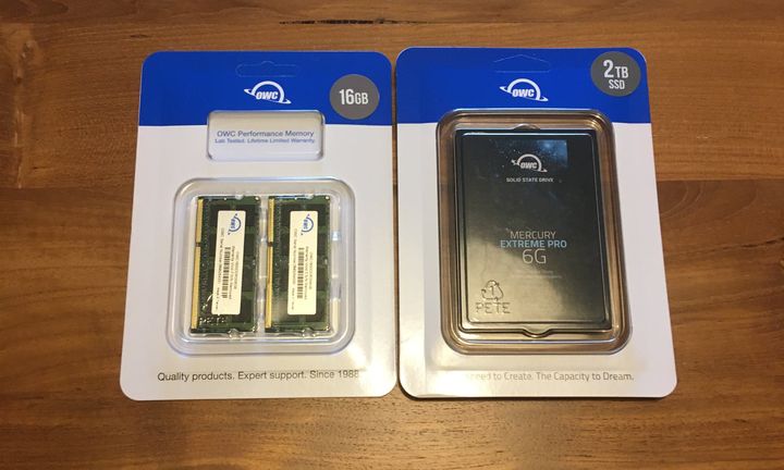 OWC Mercury Extreme Pro 6G SSD + RAM Mac Mini refurbish